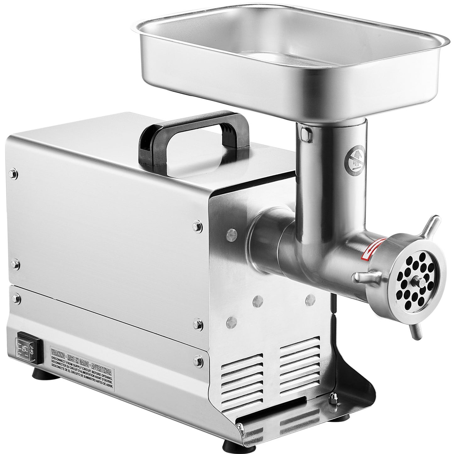 Meat Grinder, 5 Lbs/Min Capacity Electric Meat Grinders with Blade, Grinding Plate, Sausage Maker, Stainless Steel Commercial Meat Mincer for Kitchen Restaurant Butcher Store