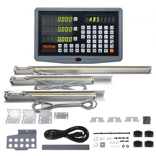 Digital Readout 40.64 cm & 45.72 cm & 96.52 cm Linear Scale 3 Axis DRO Display Kit
