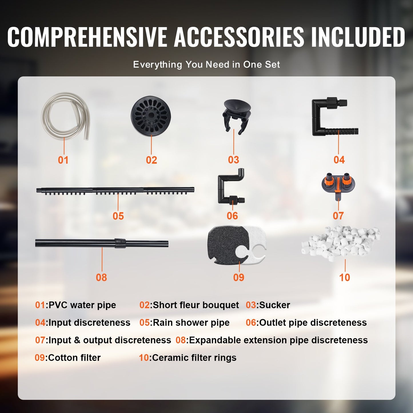 113.6 L Aquarium Canister Filter 8w UV Lamp Fish Tank Quiet