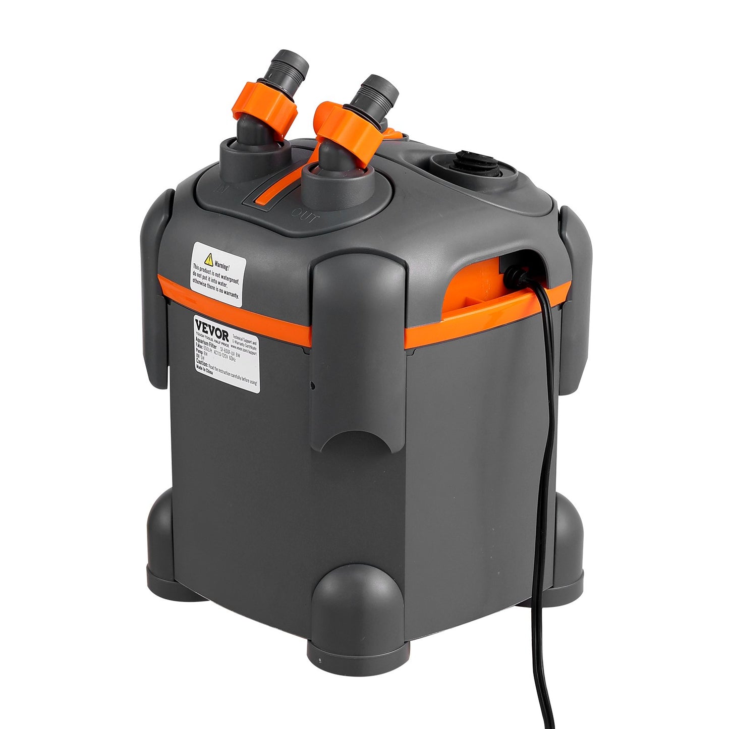 113.6 L Aquarium Canister Filter 8w UV Lamp Fish Tank Quiet