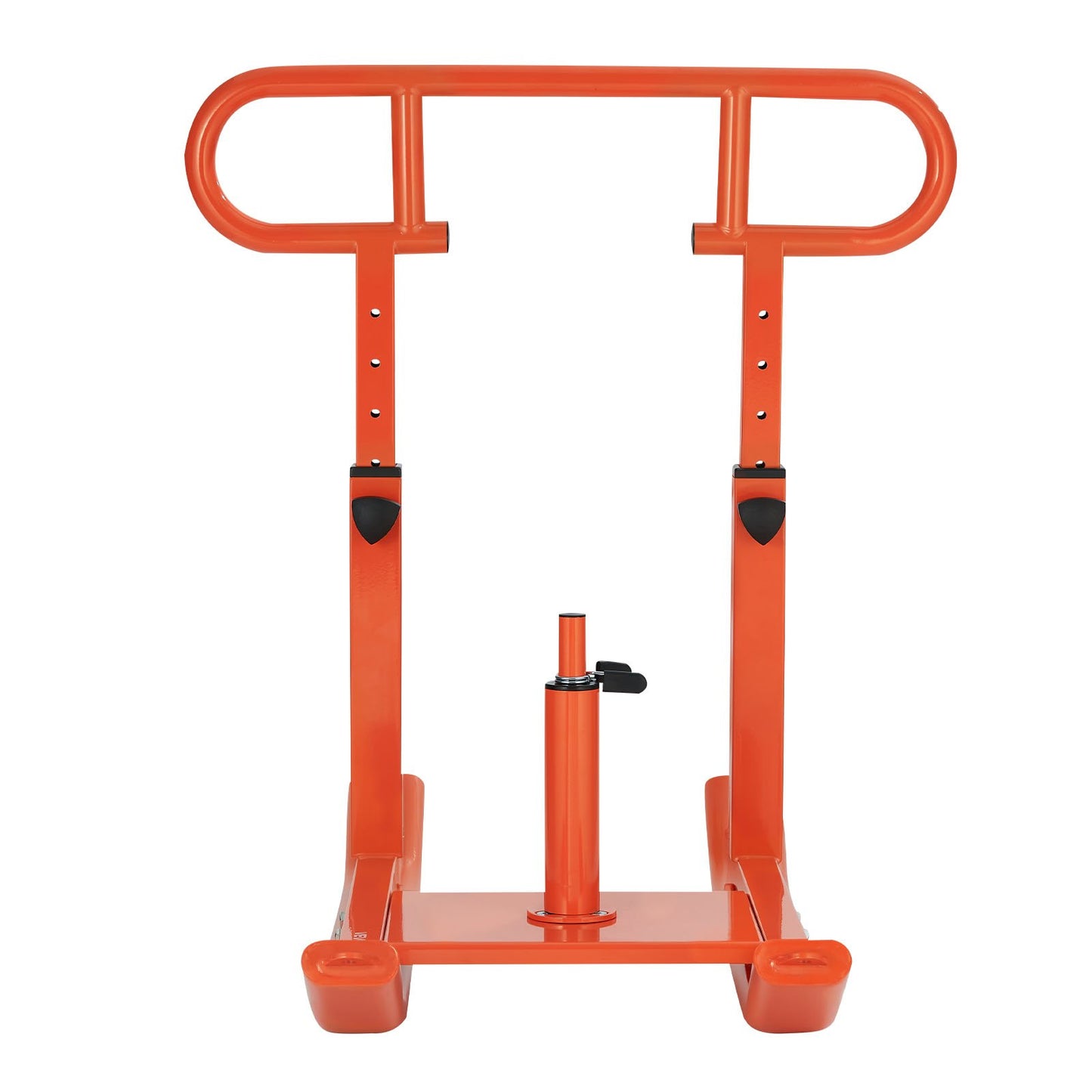 Weight Sled, Steel Power Sled, Fitness Training Sleds for Athletic Exercise Speed Improvement, Workout Equipment with Adjustable Height Handle, Compatible with 25/51 mm Weight Plates, Orange