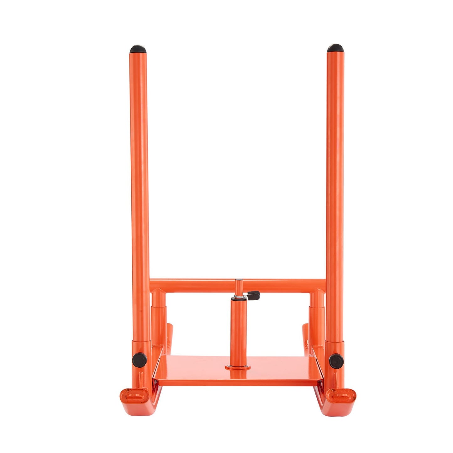 Weight Sled, Steel Power Sled, Fitness Strength Training Sleds for Athletic Exercise Speed Improvement, Workout Fitness Equipment with Handle, Compatible with 25/51 mm Weight Plates, Orange