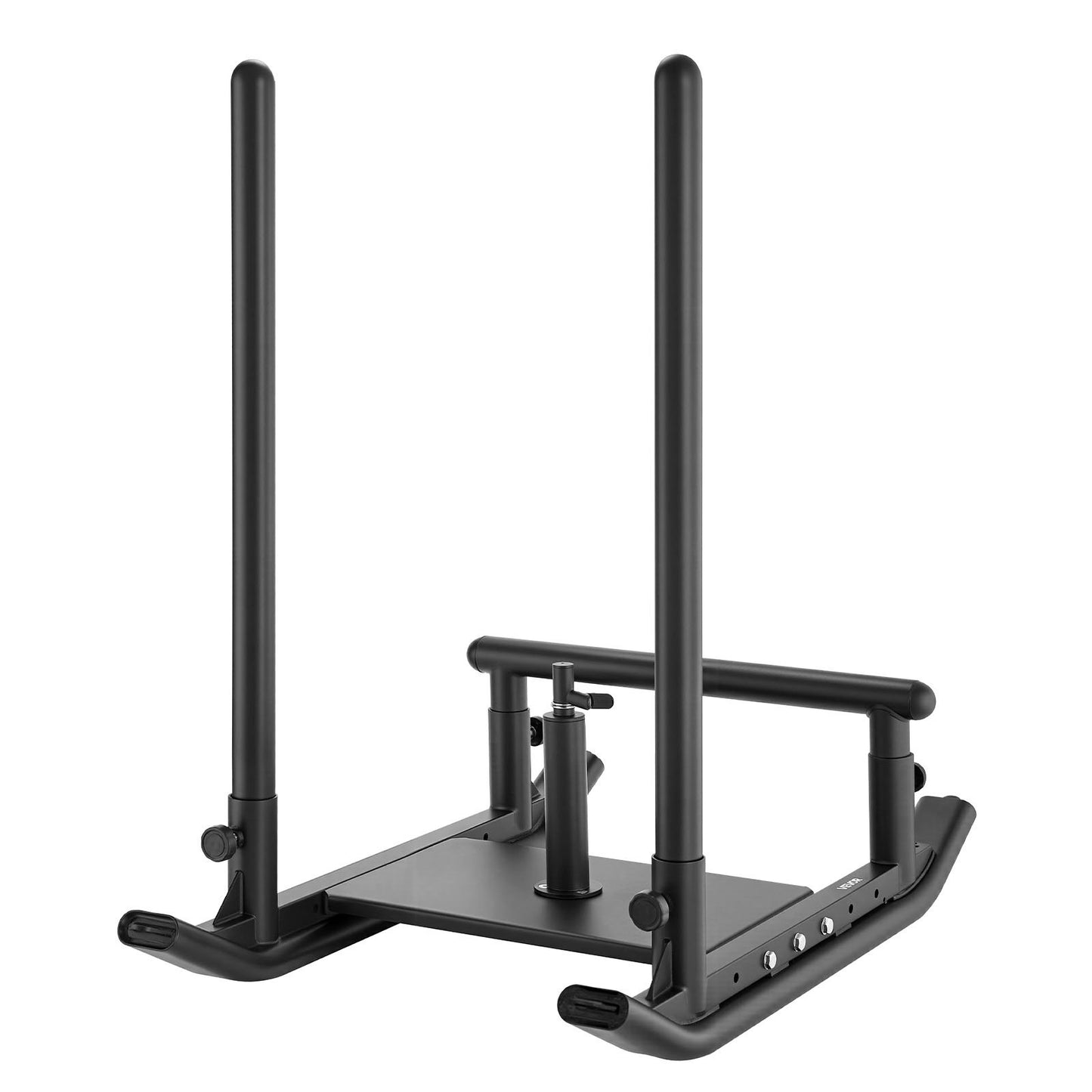 Weight Sled, Steel Power Sled, Fitness Strength Training Sleds for Athletic Exercise Speed Improvement, Workout Fitness Equipment with Handle, Compatible with 25/51 mm Weight Plates, Black