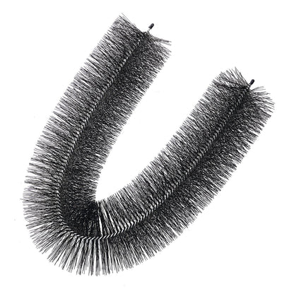 Gutter Brush, 60 Feet Total Length 4.33 inch Diameter Gutter Cleaning Tools, Ground-Level Gutter Brush Leaf Guard for 5 Inch Gutters, Easily Clear roof Leaves and Debris, 20 Pack