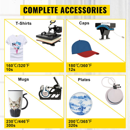 Digital Clamshell 15"x15" (38 X 38cm) Heat Transfer Press + 34 Inch Vinyl Cutter Machine Kit Software