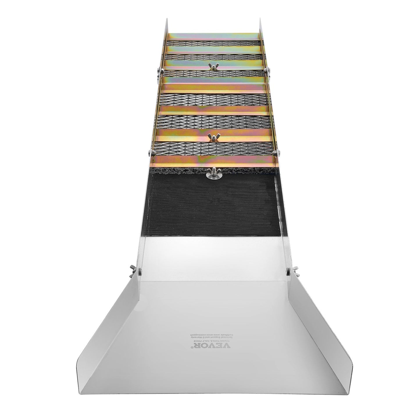 Gold Panning Kit With Sluice Box, 127 cm Aluminum Gold Mining Equipment, 23 PCS Gold Prospecting Kit with Gold Pan, Classifier Screen, Separating Magnet, Drawstring Backpack and Accessories