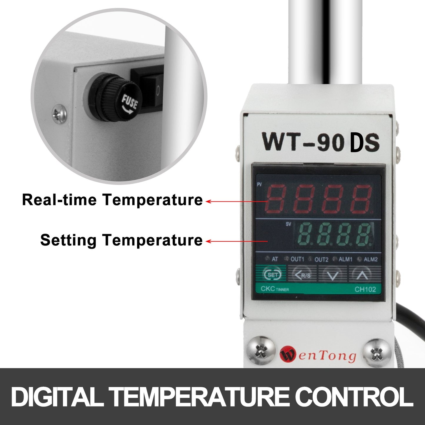 10x13cm Hot Foil Stamping Machine Leather Embossing Machine Bronzing Machine Hot Stamping Machine with Positioning Slider for PVC Leather Pu and Paper (10x13cm)