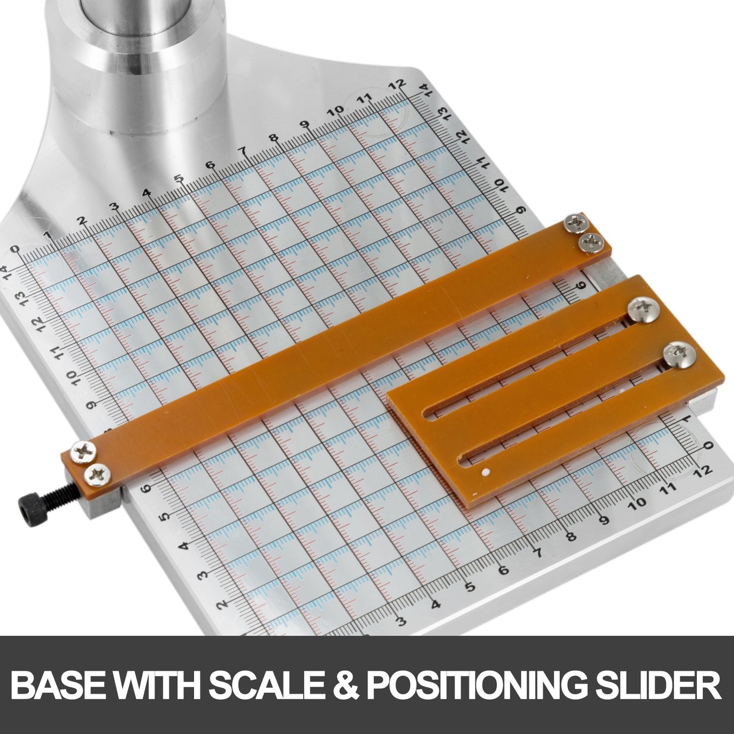 10x13cm Hot Foil Stamping Machine Leather Embossing Machine Bronzing Machine Hot Stamping Machine with Positioning Slider for PVC Leather Pu and Paper (10x13cm)