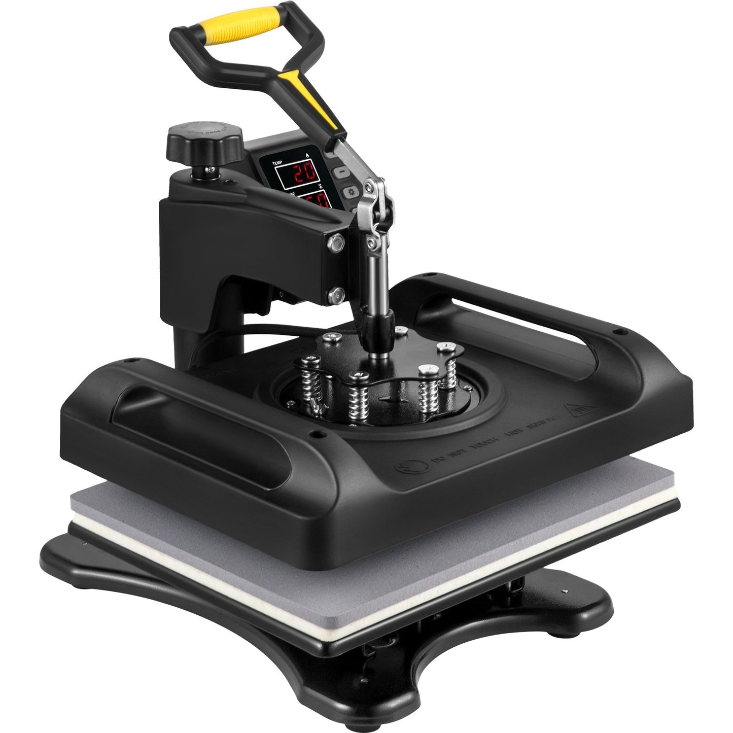 Heat Press Machine 12 x 15 Inch 6 In 1 Heat Press 360° Rotation Swing Away Heat Press 1000W Sublimation Machine 6 In 1 Black Shirt Printing Machine Dual-Tube Heating for DIY Mugs Cap T-Shirts