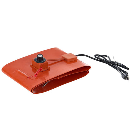 208,2-Liter-Metallfassheizung, 1200 Watt, 25,4 cm Breite, 30–150 °C einstellbar