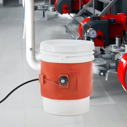 18,9-Liter-Metalltrommelheizung, 800 Watt, 19,7 cm Breite, Temperaturregelung von 30 bis 150 °C