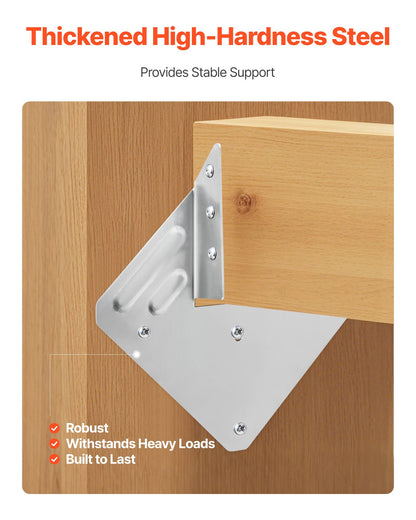Hurricane Ties for Rafter, Inner Size 5.31x1.57x2.48 in / 135x40x63 mm, Heavy Duty Hurricane Straps, Heavy Duty Rafter Ties Brackets Joist Hangers for Roof Beam Wooden Construction, 25 Pcs