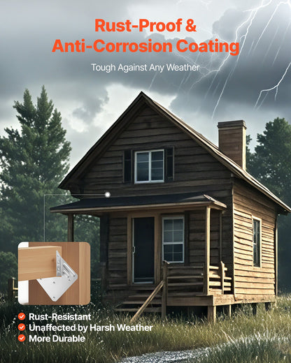 Hurricane Ties for Rafter, Inner Size 5.31x1.57x2.48 in / 135x40x63 mm, Heavy Duty Hurricane Straps, Heavy Duty Rafter Ties Brackets Joist Hangers for Roof Beam Wooden Construction, 25 Pcs