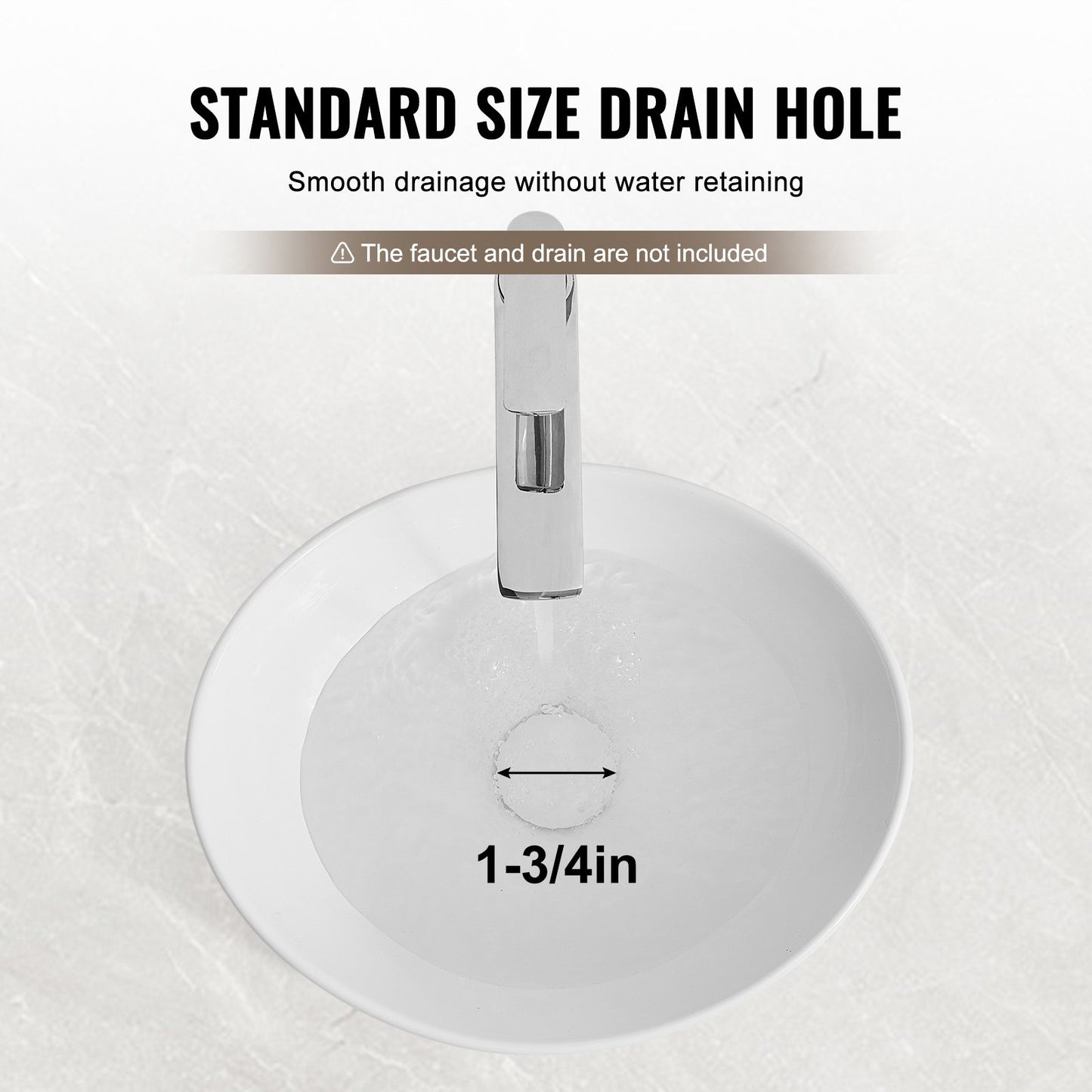 Oval Vessel Sink, 16" x 13.4" Bathroom Vessel Sink Bowl Countertop, White Ceramic Bathroom Sinks Above Counter, Bowl Sink with Modern Style, Well-Packaged for Bathroom, Hotel, Toilet, RV