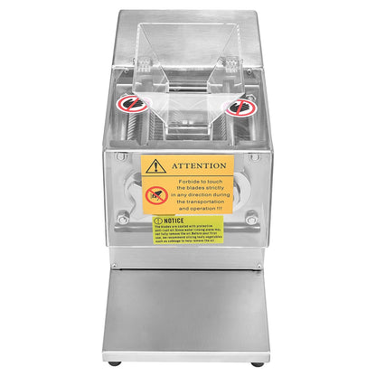 Meat Cutter Machine, 850W Meat Slicer, 551 lb/h Commercial Meat Cutting Machine Stainless Steel, 5 mm Thickness, Detachable Blades, Electric Food Slicer for Home Kitchen Restaurant Supermarket