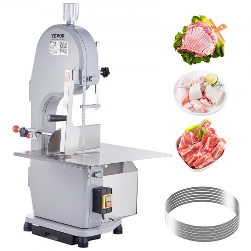 1500W Commercial Electric Meat Bandsaw Stainless Steel Bone Sawing Machine