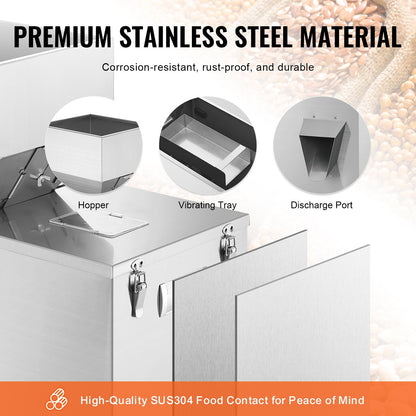 Pulverabfüllmaschine, 0,022–1,1 lbs/10–500 g, automatische intelligente Partikelwiege- und Abfüllmaschine, Flaschen- und Beutelabfüller, Partikelspender für Tee, Samen, Getreide, Mehl, Bohnen und Glitzer