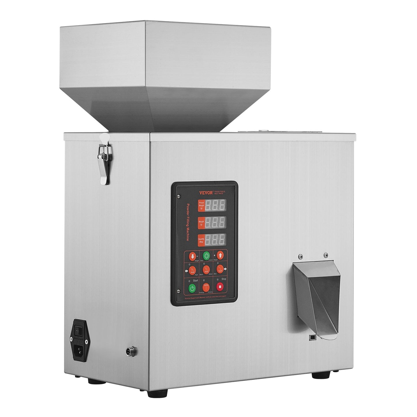 Powder Filling Machine, 0.002-0.22lbs/1-100g, Automatic Intelligent Particle Weighing Filling Machine, Bottle Bag Powder Filler Particle Dispenser for Tea Seeds Grains Powder Flour Beans Glitter
