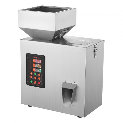 Pulverabfüllmaschine, 0,002–0,44 lbs/1–200 g, automatische intelligente Partikelwiege- und Abfüllmaschine, Flaschen- und Beutelabfüller, Partikelspender für Tee, Samen, Getreide, Mehl, Bohnen und Glitzer
