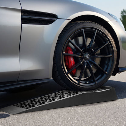 Car Ramps, 2 PCS 9072 kg GVW Capacity, 65 mm Lift Height, Portable Low Profile Car Service Ramps for Home Garage Maintenance & Oil Changes, Heavy Duty for Low Chassis Vehicle & Support Jack