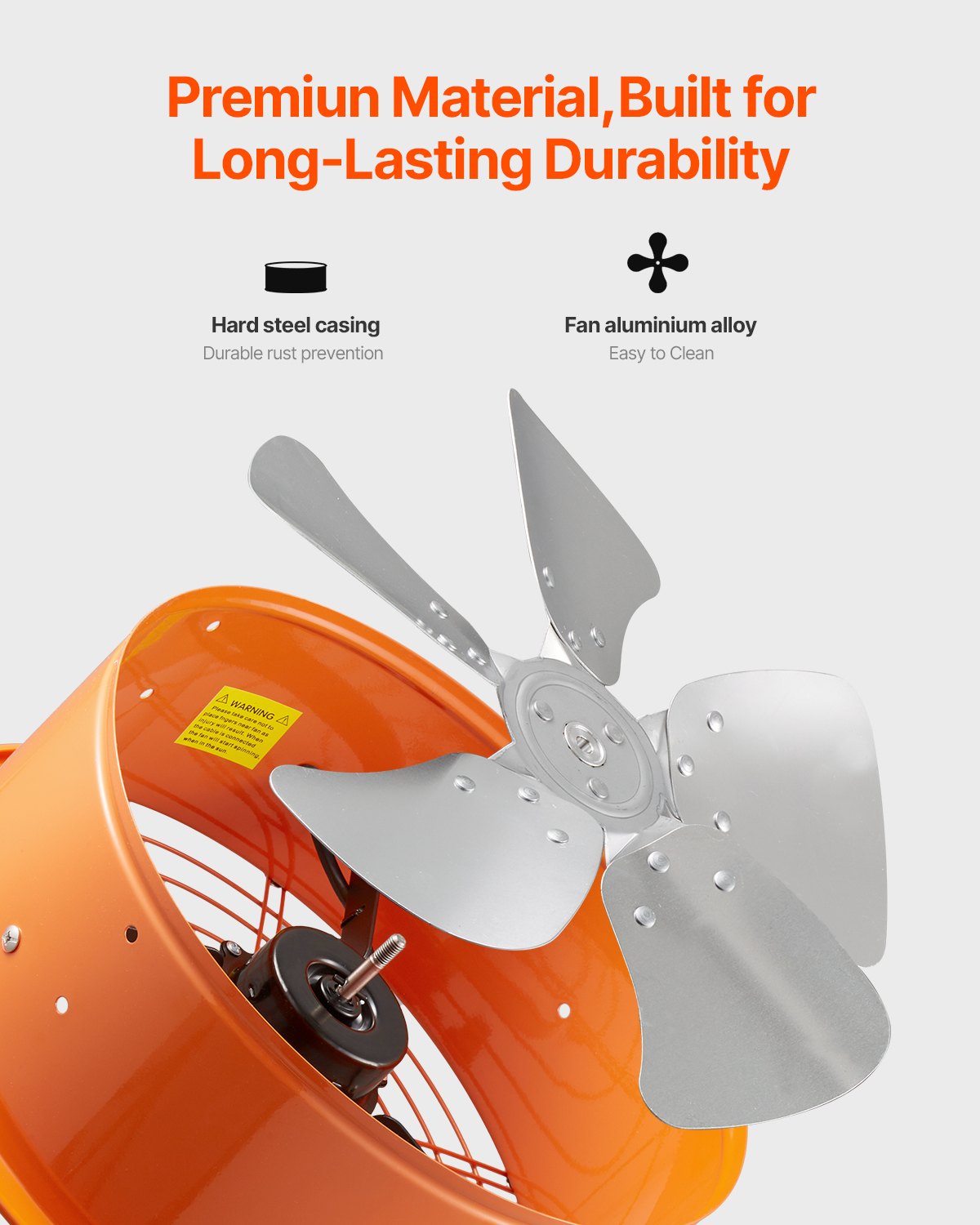 Gable Mount Fan, 14 Inch Solar Power Attic Exhaust Fan with Adjustable Thermostat & Outer Mesh, 1300 CFM House Ventilator Cool Upto 1850 Sq.Ft, Quiet Ventilation for Roof, Garage, Shop, Black