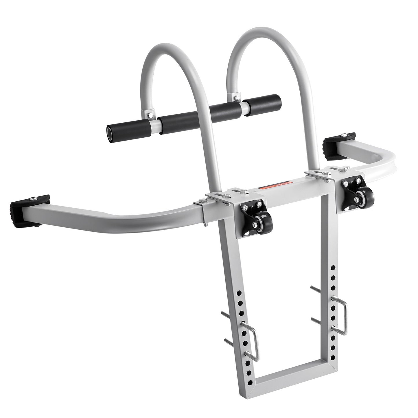 Ladder Stabilizer, 2 in 1 Extension Wall Ladder Standoff Hook, Roof Ridge Ladder Accessories Both Horizontally and Vertically, Heavy-duty Steel Rubber Grip T-Bar, Quick Access to Steep Roofs