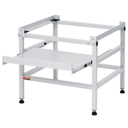 Washing Machine Stand, 25.2x25-Inch Washer Laundry Pedestal, 300LBS Load Capacity Washer And Dryer Pedestal Base with Tray, 4 Adjustable Feet for Lifting Washing Machines, Carbon Steel