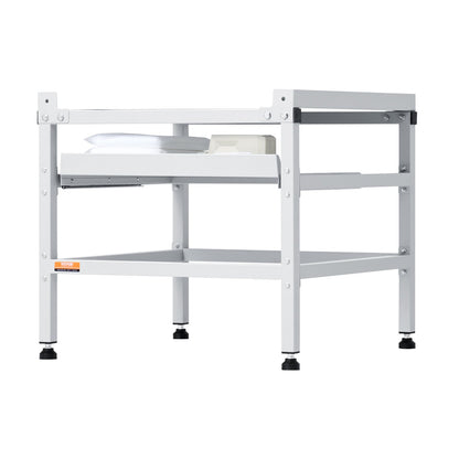 Washing Machine Stand, 25.2x25-Inch Washer Laundry Pedestal, 300LBS Load Capacity Washer And Dryer Pedestal Base with Tray, 4 Adjustable Feet for Lifting Washing Machines, Carbon Steel