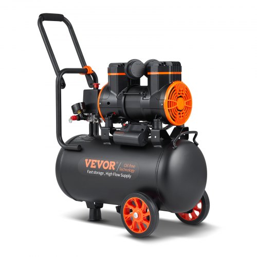 Air Compressor 23.8 L 1450W 3.35 CFM@ 90PSI 70 dB Ultra Quiet Oil Free