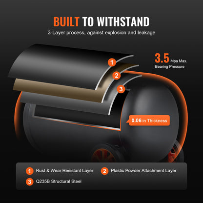 Air Compressor 35.2 L 1800W 5.12 CFM@ 90PSI 70 dB Ultra Quiet Oil Free