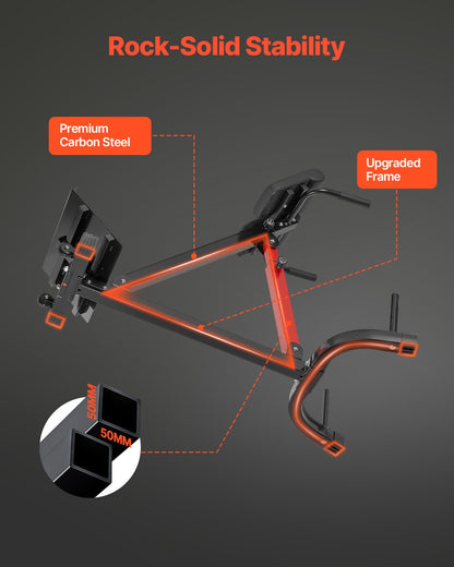 Roman Chair Hyperextension Bench, 350 lbs Adjustable Extension Machine, Multi-Function Exercise Equipment for Glute, Hamstring, Lower Back, and Ab Workout, Fitness Weight Bench for Home Gym