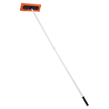 Snow Roof Rake, 45cm Foam Blade, 2.25-5.62 m Adjustable Roof Snow Scraper, Extension Tubes & Non-Slip Handle, Lightweight Snows Removal Tool for House Leaves Debris Clearing