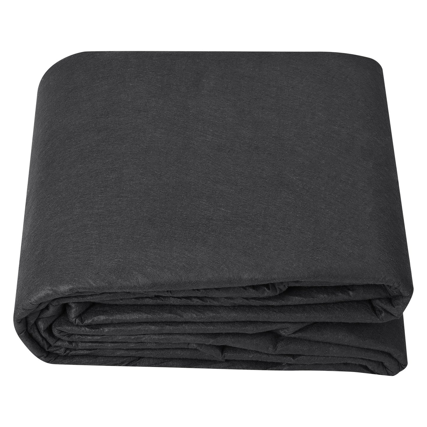 Vlies-Geotextil unter Kies, 3 m x 30,5 m, 271 g/m², für Einfahrten, Landschaftsbau, strapazierfähiges Unkrautvlies, Bodendecker-Unkrautvlies, Drainagevlies für Sickerschächte, schwarz