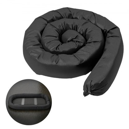 Sediment Filter Sock, Dia. 127 mm x 3048 mm L Coverage, Erosion Control Socks with Polypropylene Filler, Flexible & Efficient Silt Fence Socks for Storm-Water Management, Drainage Protection