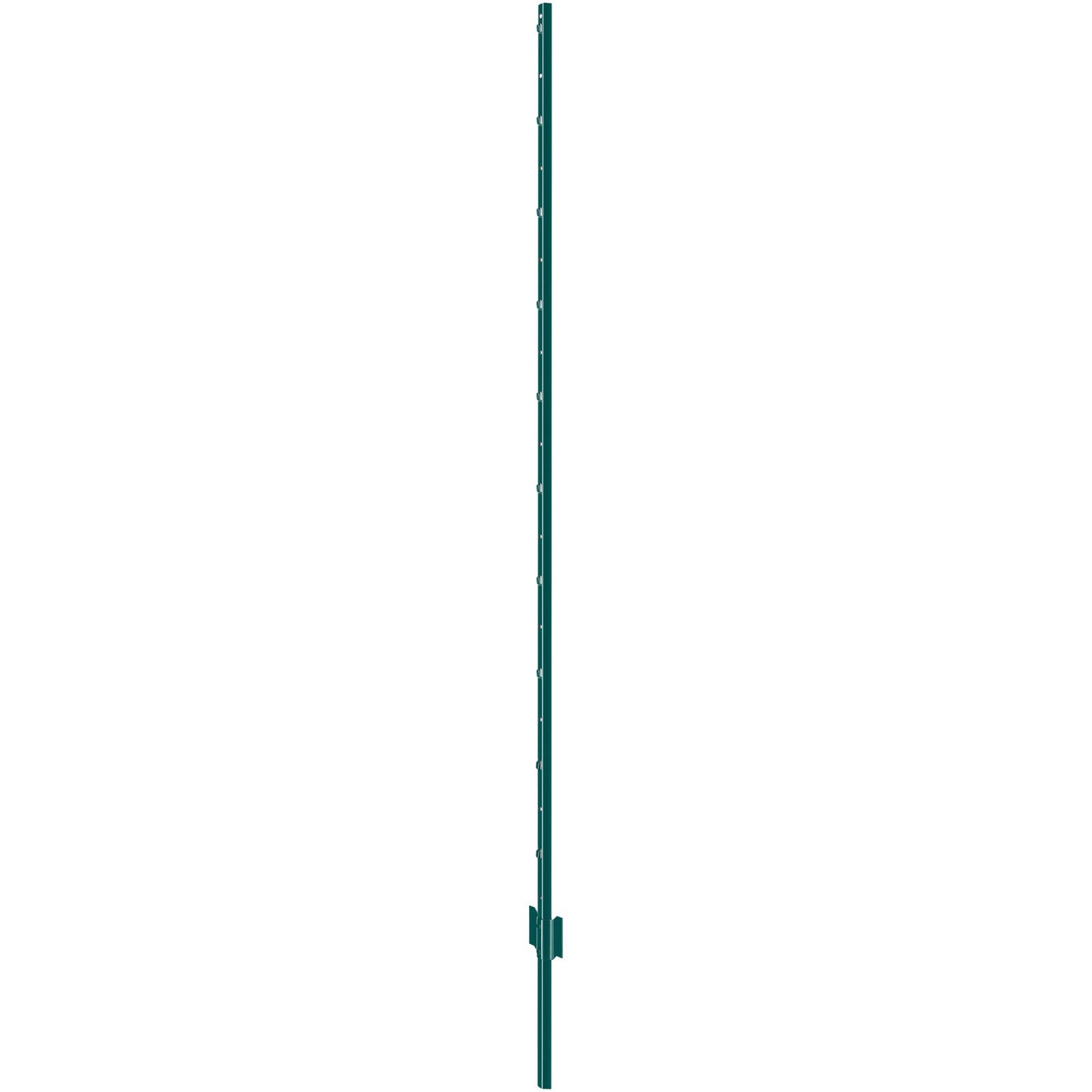 6 Feet Fence Post, 6 Pack U-Channel Heavy Duty Metal Fence Posts, Sturdy Steel Fence Stakes for Garden Yard, Lawn, Farms and Outdoor Wire Fencing, Green
