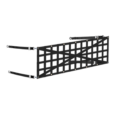 Tailgate Net, 54 in x 18 in, Heavy Duty Cargo Net for Truck Bed with 4 Adjustable Telescopic Straps, Cross-reinforced Design, Extendable & Durable, Suitable for Pickup, Truck, Trailer, Jeep, SUV