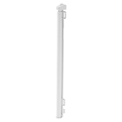 Retractable Baby Gate, Extends to 1450 mm Wide, 980 mm Tall, with Security Lock, Easy to Use, Walk Through Without Tripping, Mesh Dog Gate for Stairs, Hallways, Indoor/Outdoor, White