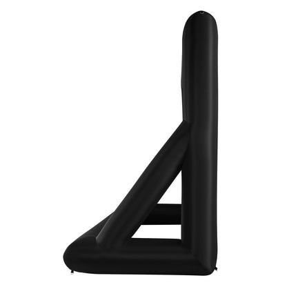 16 ft Inflatable Movie Screen, 600D Washable Inflatable Projection Screen with Portable Storage Bag, Easy Set Up 16:9 Movie Projector for Outdoor Backyard, Home Theater, Theme Party, Pool Fun