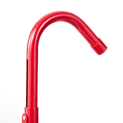 Fire Escape Ladder, 5-6 Story 15.24m Retractable Emergency Fire Ladder, Lightweight Aluminum Alloy Safety Escape Ladders with Sturdy Polyester Strap, Anti-Slip & Wide Rungs, 453KG Max Loading