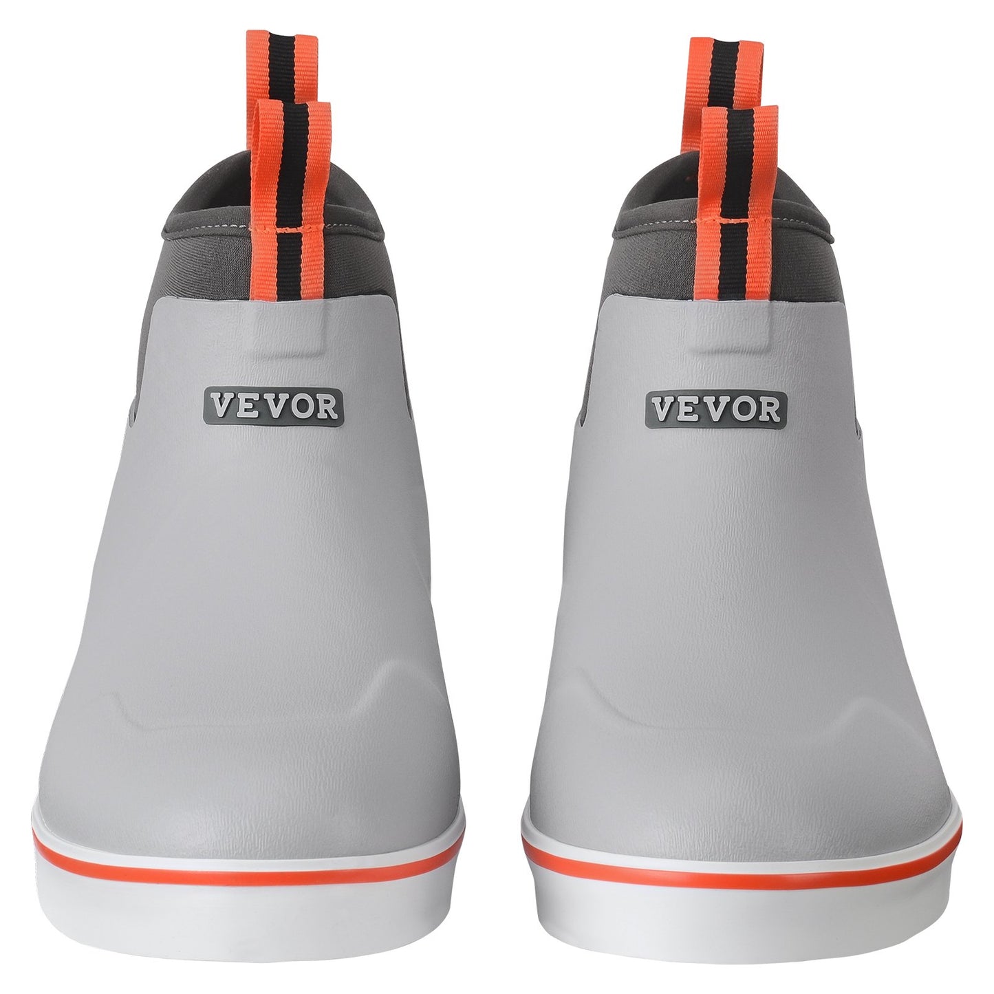 Men's Deck Boots, Waterproof Fishing Rain Boots, Anti-Slip Ankle Rubber Outdoor Work Shoes, Gardening Insulated Mud Boots Footwear, Lightweight & Durable, for Manufacturing, Farming, Size 11 US