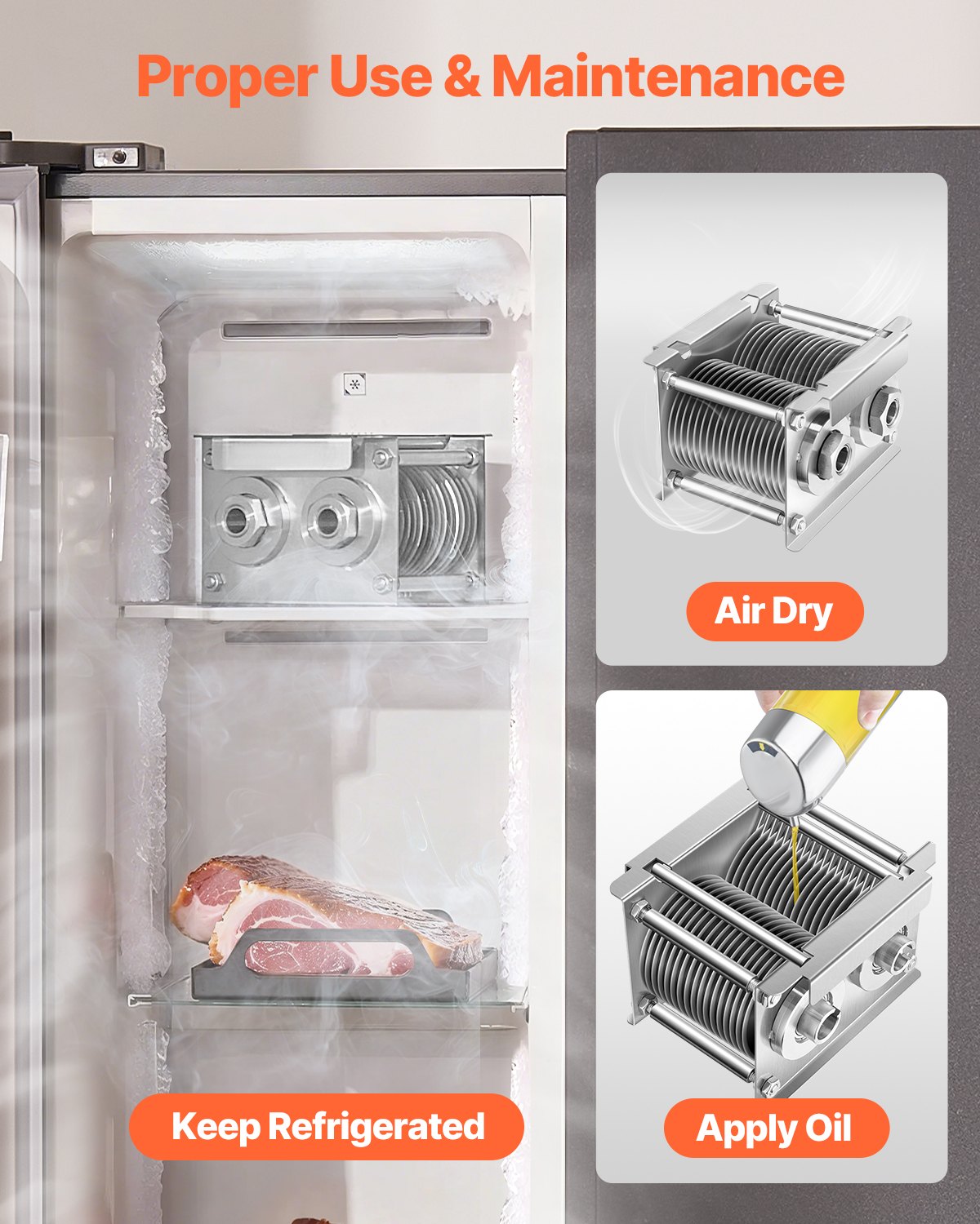 Meat Cutter Machine Blade, 5 mm Blade for Commercial Meat Cutter, One Set Blade for SJY-DQ90 Meat Cutting Machine, Stainless Steel, Cutter Slicer Blade Set for Boneless Meat, Soft Vegetables