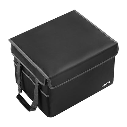 Fireproof Document Box, 1000 ℃ Heat Insulated Fireproof & Waterproof Box, Space-Saving and Foldable Design, Portable Home Office Travel File Organizer, for Passports, Important Documents, Files