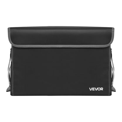 Fireproof Document Box, 1000 ℃ Heat Insulated Fireproof & Waterproof Box, Space-Saving and Foldable Design, Portable Home Office Travel File Organizer, for Passports, Important Documents, Files