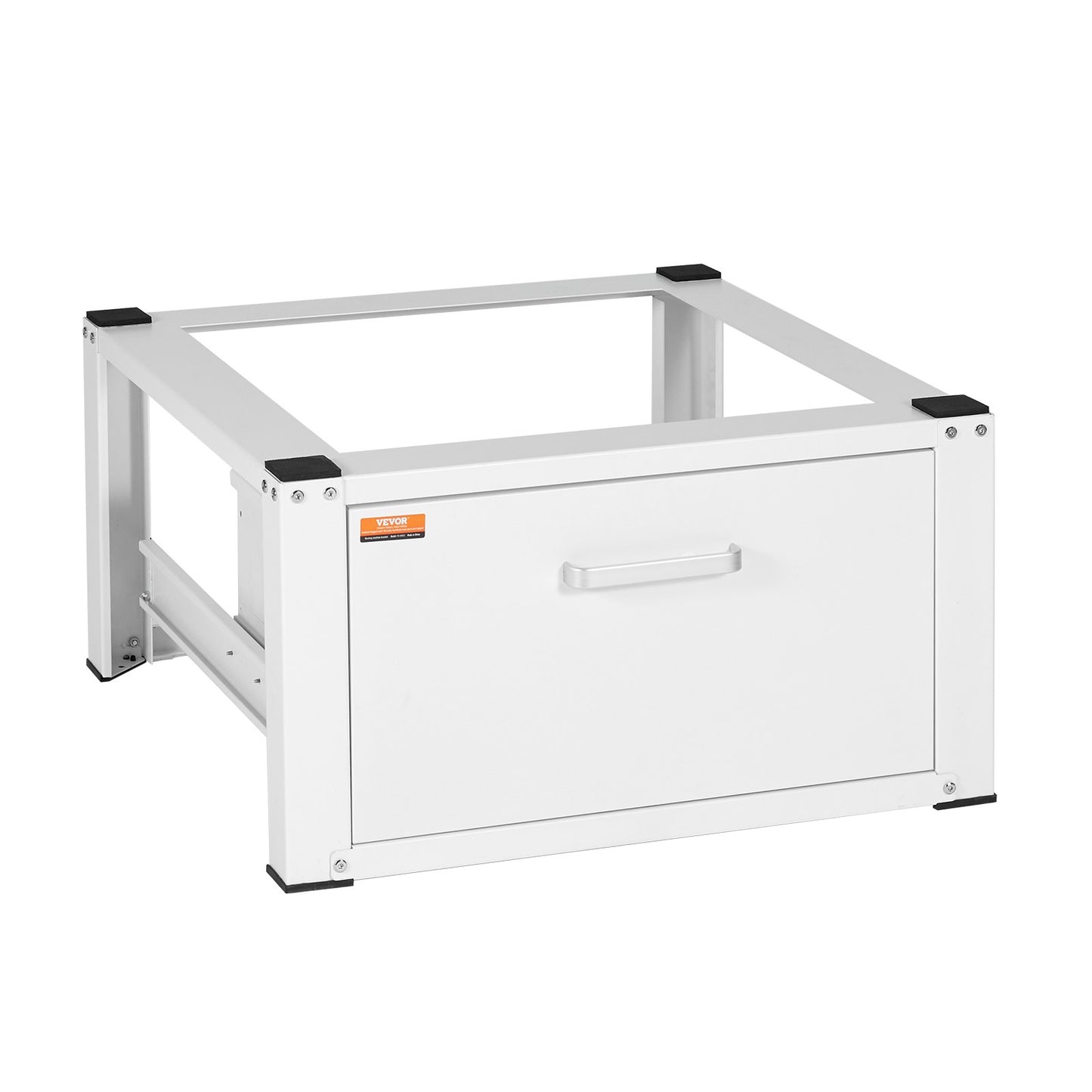 Laundry Pedestal 686mmW x 366mmH, Washer And Dryer Base Stand Platform Universal Fit 299kg Capacity, Heavy Duty Multi-Functional Base for Washing Machine with Drawer & Rich Accessories