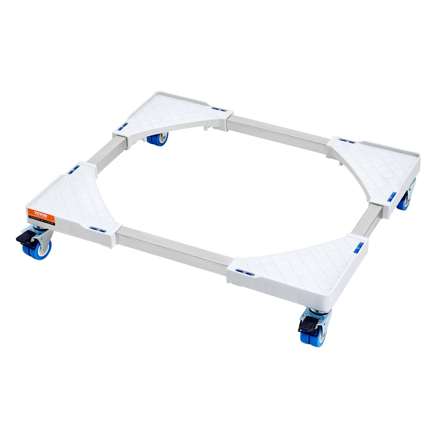 Mini Fridge Stand Universal Laundry Pedestal, Adjustable Refrigerator Stand with Smooth Casters, Washing Machine Pedestal Multi-Functional Base for Washer And Dryer, 381-615mm Wide Expandable