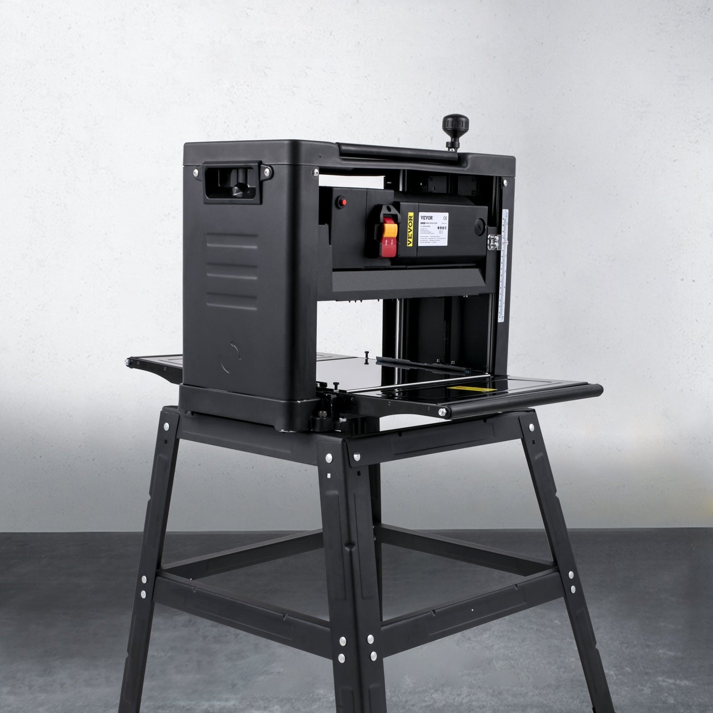 Thickness Planer 330 mm(13-Inch) Benchtop Planer 2000W Wood Planer 8000 rpm Woodworking Planer 10 AMP Wood Planer Foldable 6m/min Planing Speed with Iron Stand Dust Exhaust for Woodworking Wooden Plank