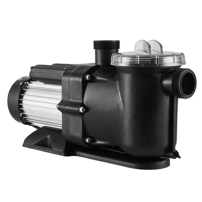 Above Ground Pool Pump, 1118W(1.5HP), 378 L/min((100 GPM) Max. Flow Single Speed Swimming Pool Pump, 220V 2850RPM 15M Max. Head Lift Pool Pump with Filter Basket, for Above Ground Pools Hot Tubs Spas, UL Certified
