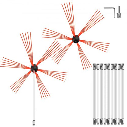 Chimney Sweep Kit Chimney Cleaning Kit 1005.8 cm Sooteater Chimney Cleaning Kit
