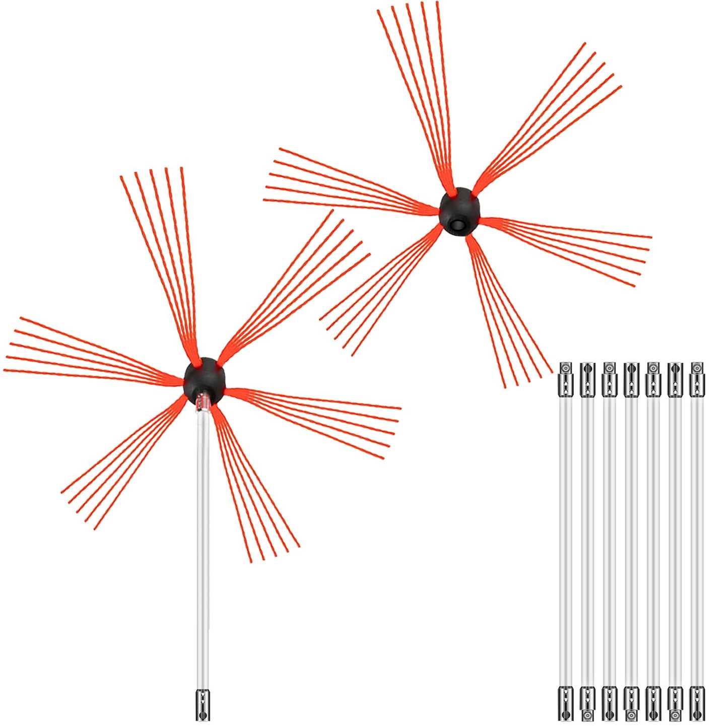 Chimney Sweep Kit Chimney Cleaning Kit 792.5 cm Sooteater Chimney Cleaning Kit