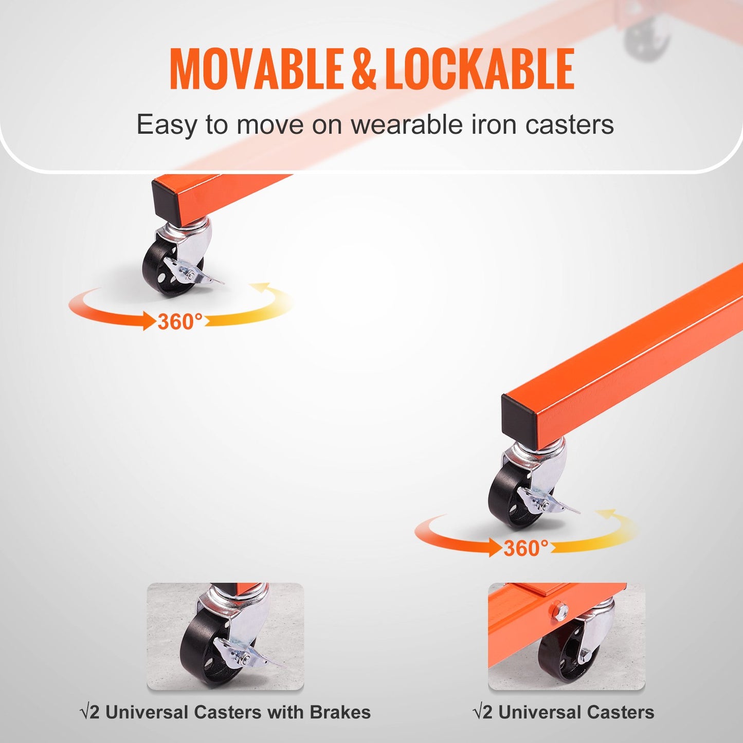 Engine Stand, 1300 LBS Rotating Engine Stand with 360 Degree Adjustable Head, Steel Engine Block Stand with Tray, 4-Caster, 4 Adjustable Arms, for Vehicle Maintenance